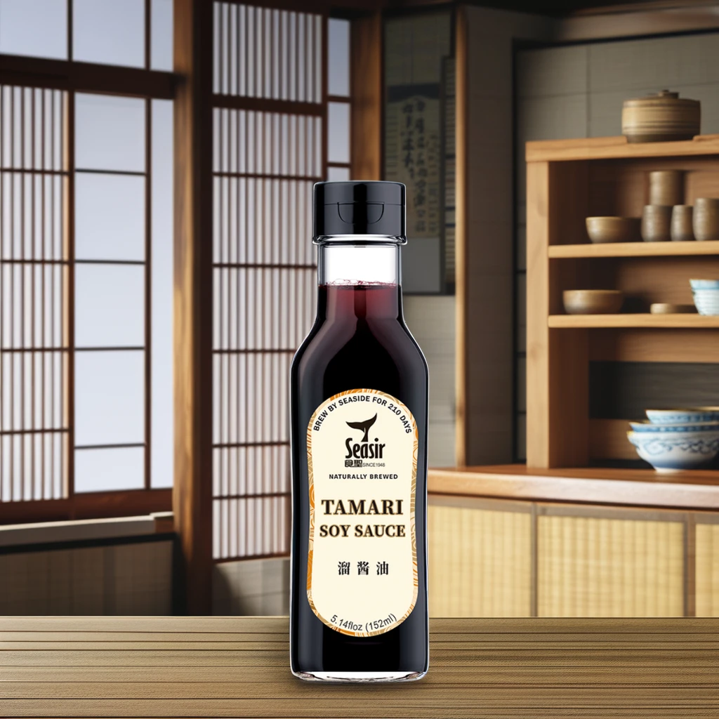 Non-GMO No Additives Sushi Soy Sauce Natural Brewed 152ml Glass Tamari Soy Sauce