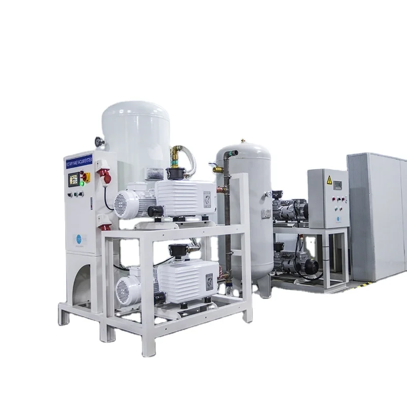 Central Vacuum System Rotary Vane Vacuum Pump Vertical Tank Medical Vacuum Unit