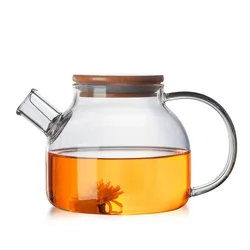 LFGB chinese the best wholesale modern japanese infuser kettle set transparent glass teapot tea pot with infuser