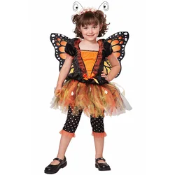 Производитель Хэллоуин Карнавал сказочные крылья маскарадное платье Дети Девочка Бабочка Костюм