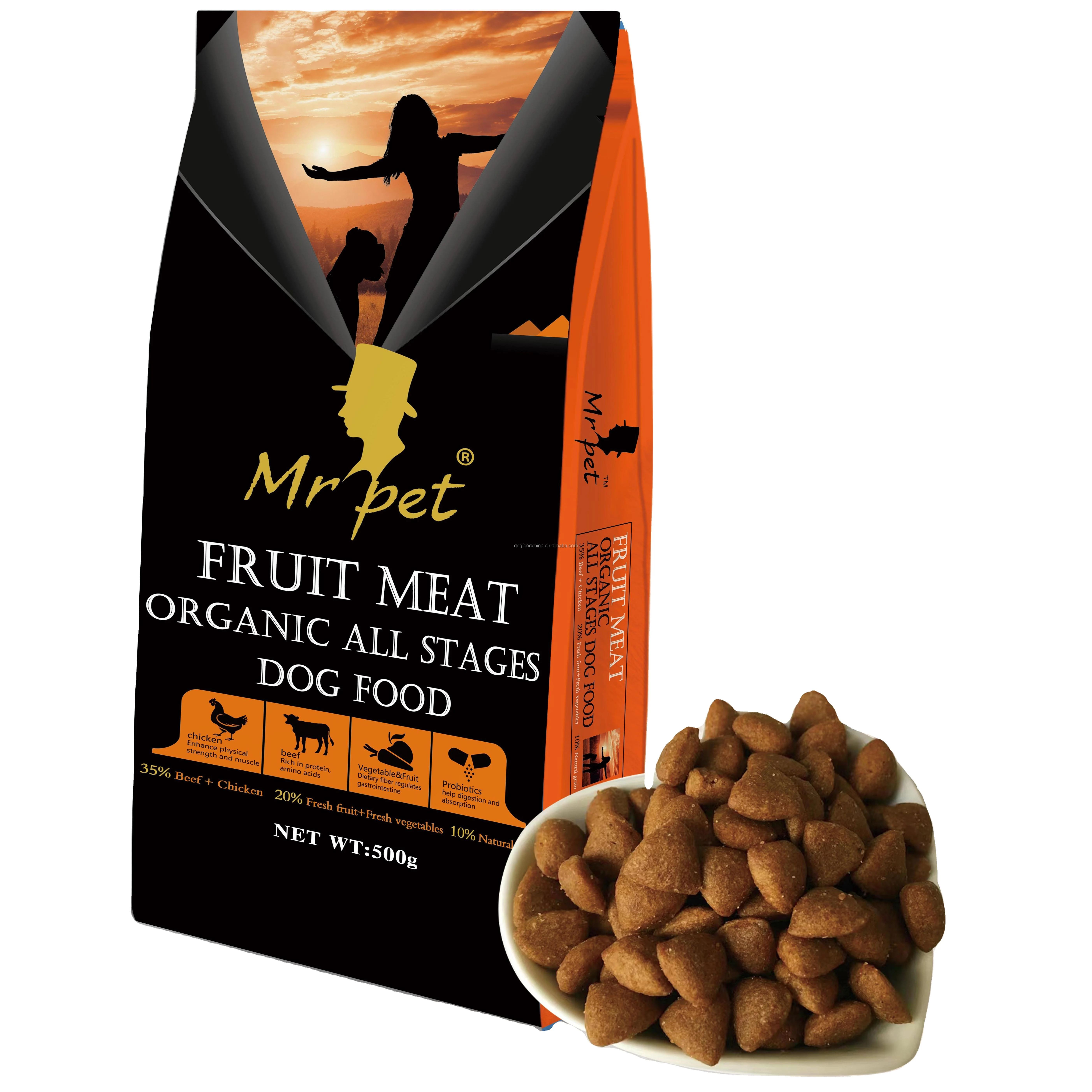 wholesale fruit meat organic pet food dry dog food