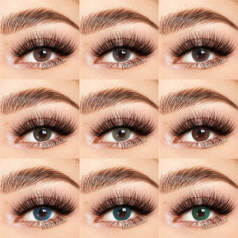 Fresh Lady Dawn Green lentes de contacto de colores cosmetic contact color eye lenses