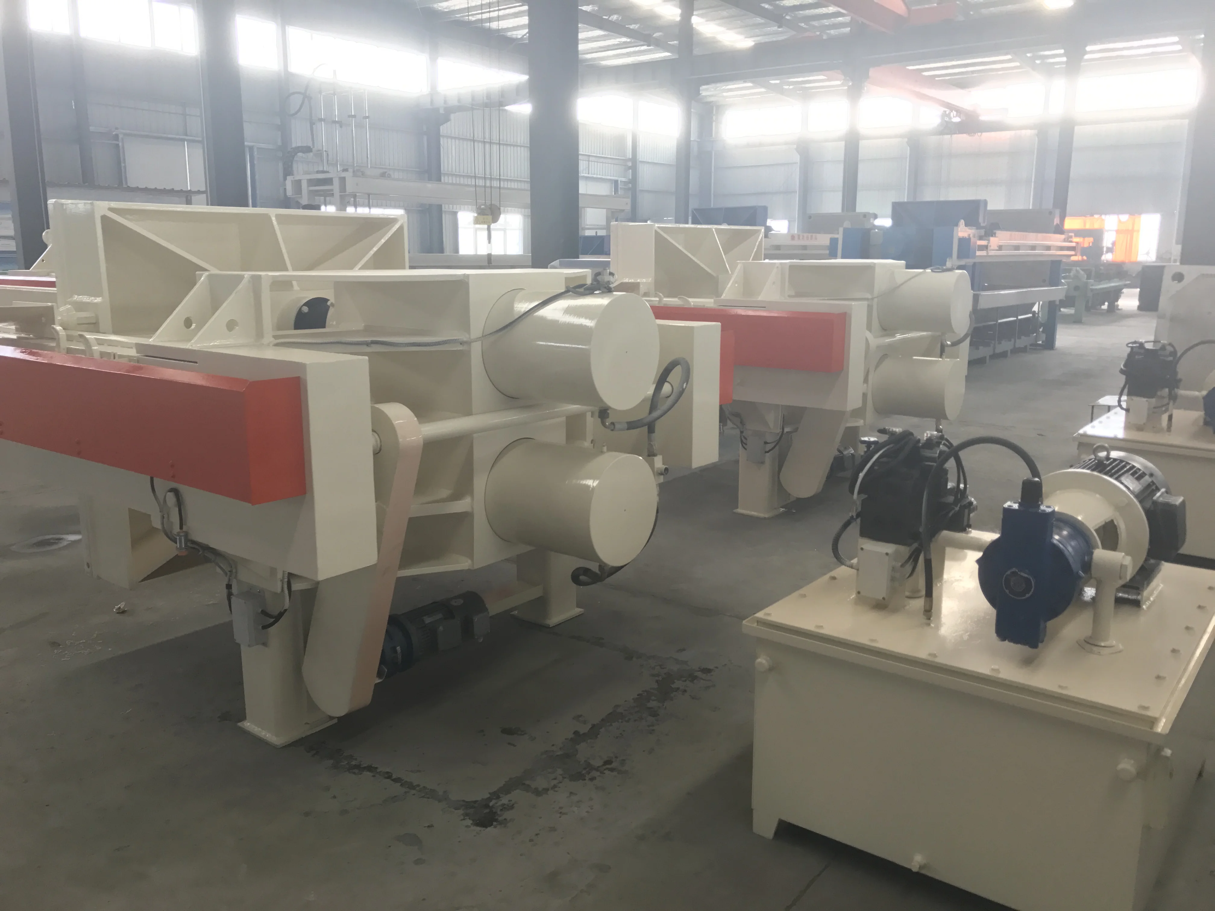 High Pressure Filter Press for Clay Slurry/Glass Polishing Water/Washing Sand Factory