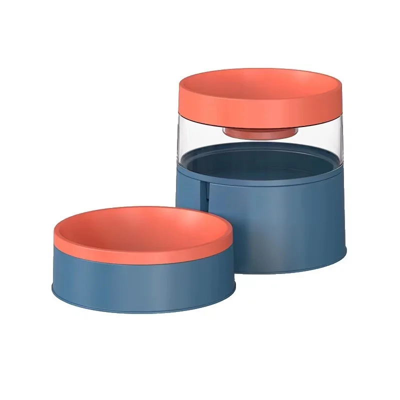 Pet one dog bowl three-dimensional neck protection cat bowl automatic drinking water feeder