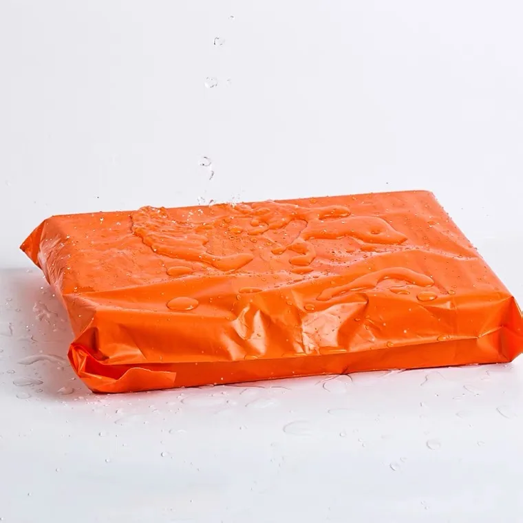 oker brand resealable plastic bag shipping poly mailer bags handle custom poly mailer with logo clear