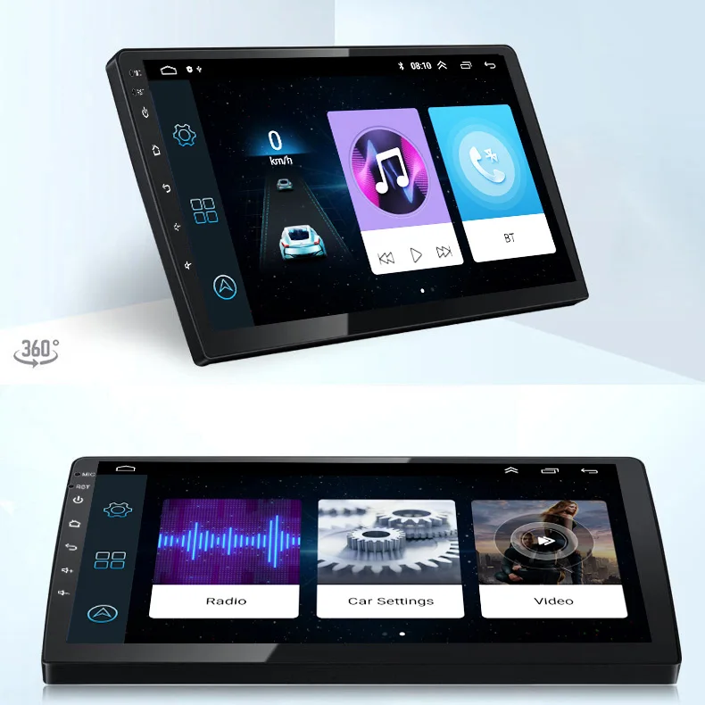 9 inch double Din 2.5D HD Full Touch Screen In Dash android car radio USB AUX FM RDS car mp5 stereo Player