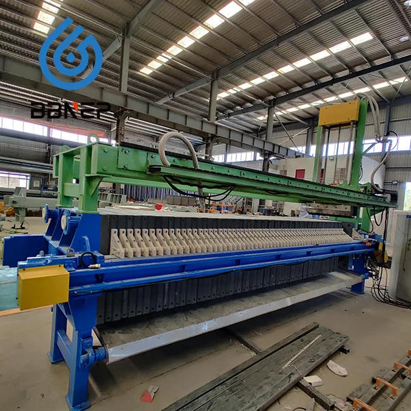 Automatic High-Pressure Wastewater Treatment Membrane Filter Press Machine for Water & Cloth Washing for Industries