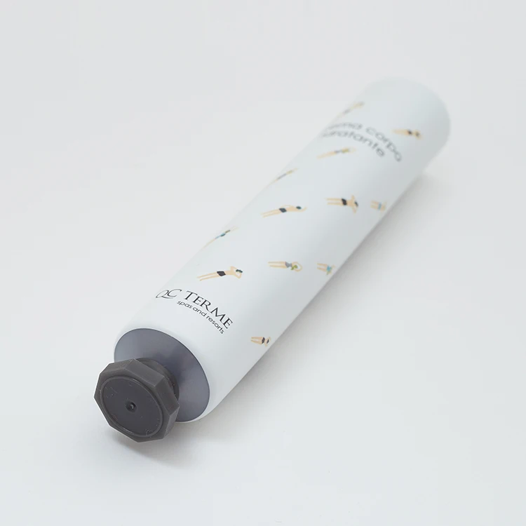 customized printing aluminum abl tube for cosmetic hand cream aluminum round tube packing squeeze toothpaste bottles soft tube