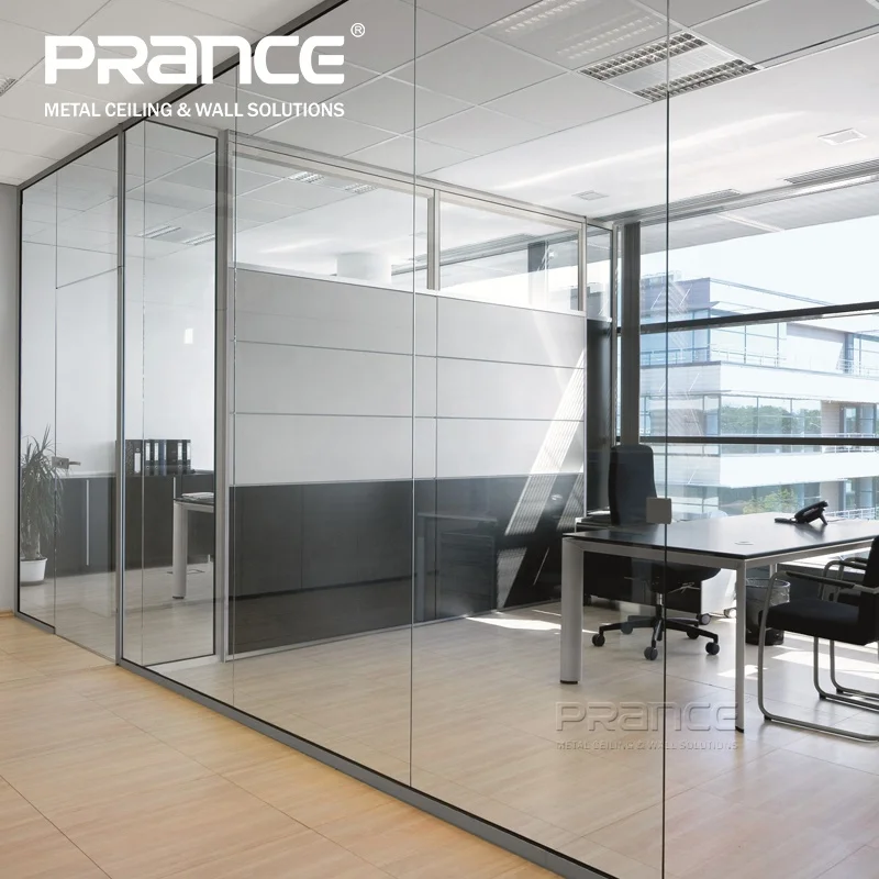High quality popular office glass wall partition