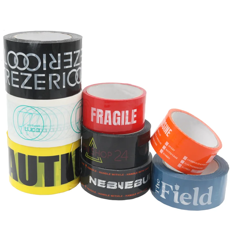 Carton Sealing plastic tape cinta de embalaje design printed bopp adhesive tape