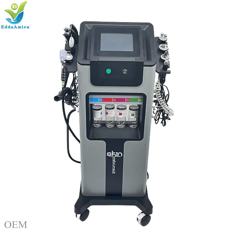 8 in 1 small bubble black pearl rf skin monitoring eye comprehensive management system hydrogen beauty instrument