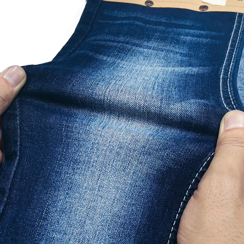 12OA+11.7*21/75D+55D TR+21/75+40D TR denim fabric for clothes