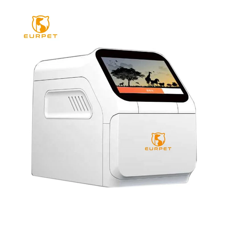 EURPET Fully automatic vet blood analyzer for clinic vet bio chemistry analyzer for animal lab pet chemistry analyzer