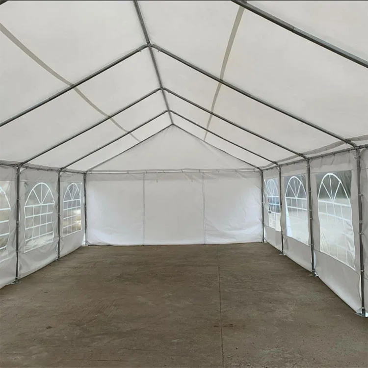 New Arrival Heavy Duty White 5x10m PVC Wedding Party Tents with Full Set of Sidewall