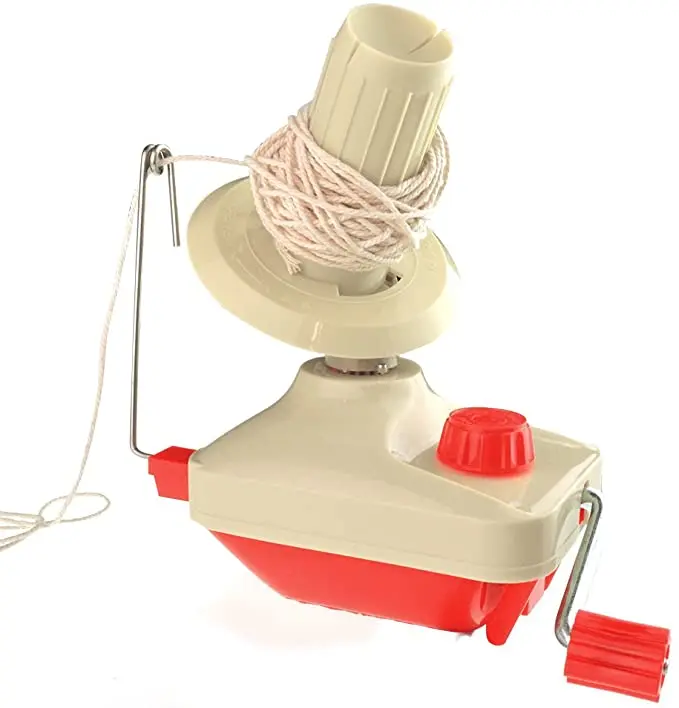 Hand Operated Manual yarn ball winder machine, thread cone winder