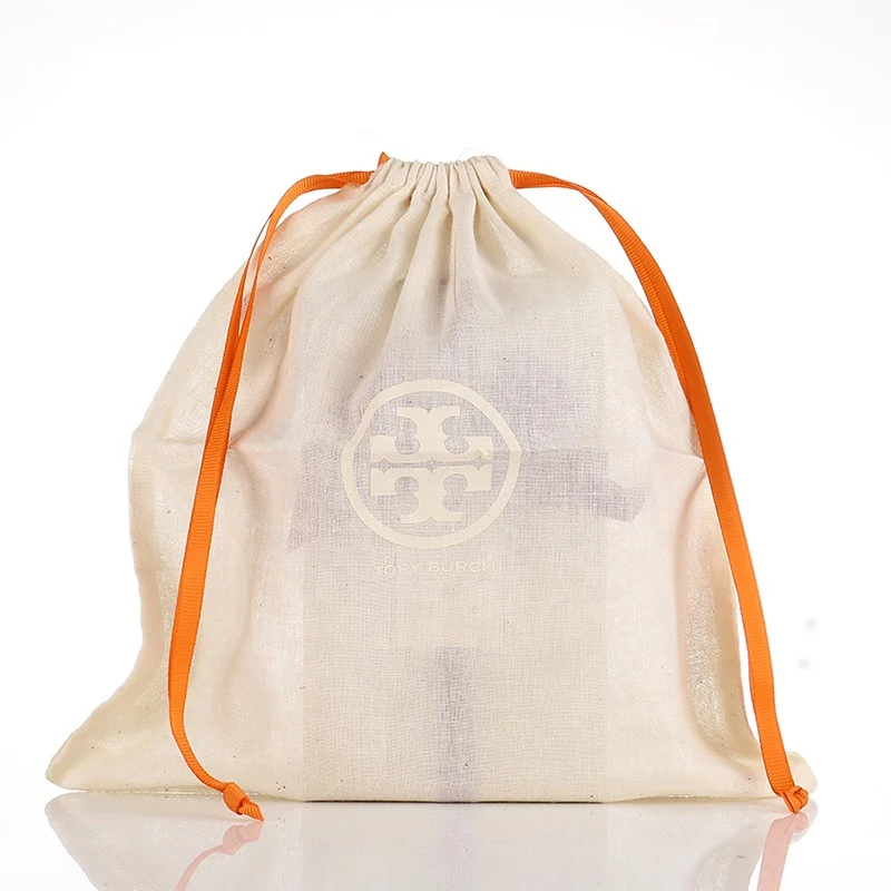 Custom Organic Dust Bag Cotton Breatheble Cotton Dust Bag For Candles Nature Cotton Dust Bags Drawstring Custom Print