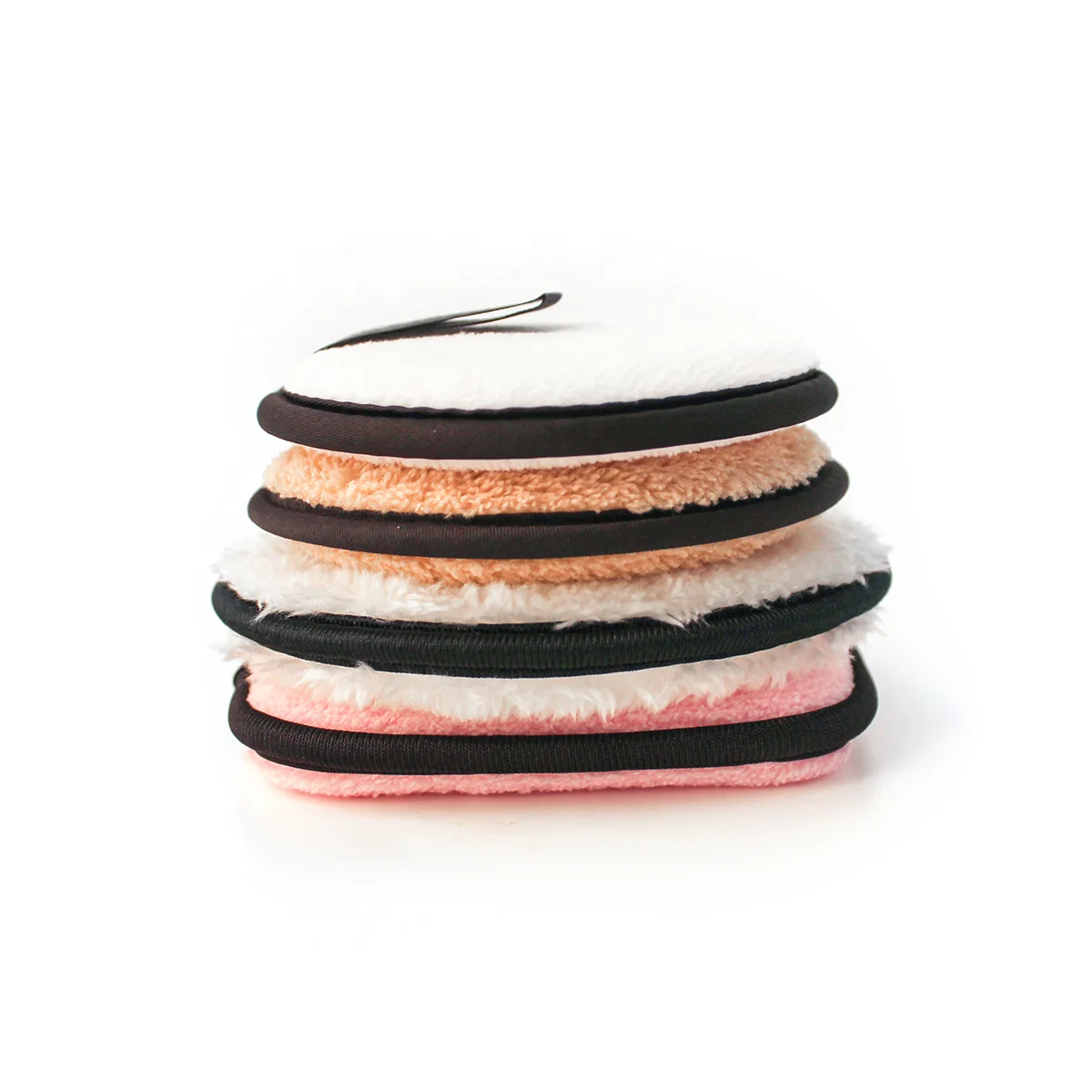 Microfiber Large Velvet Puff Reusable Makeup Remover Cosmetic Facial Cleansing Pads Puff Clean Sponges Pad