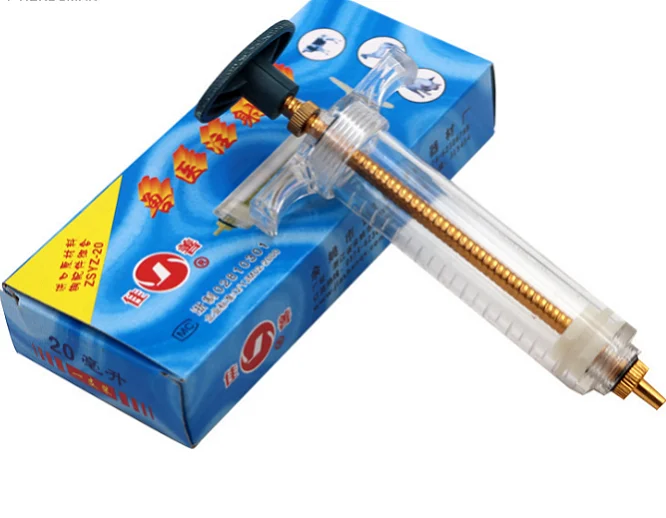 vet/veterinary syringe/injector TPX material for animals