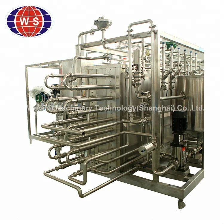 China Supply Plate Uht Sterilization Equipment For Aseptic Beverage Producing Line