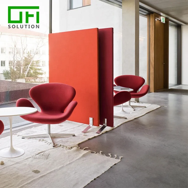 Hot Selling Customized 100% PET Polyester Sound Insulation Acoustic Panel Acoustic Screen Room Divider