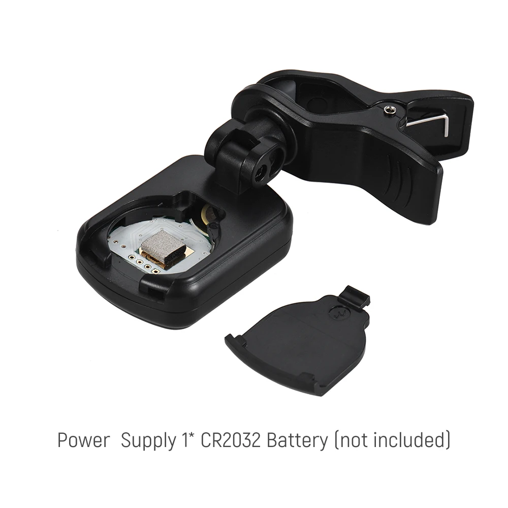 Guitar Tuner Rotatable Clip-on Tuner LCD Display for Chromatic Acoustic Guitar Bass Ukulele Guitar Accessories