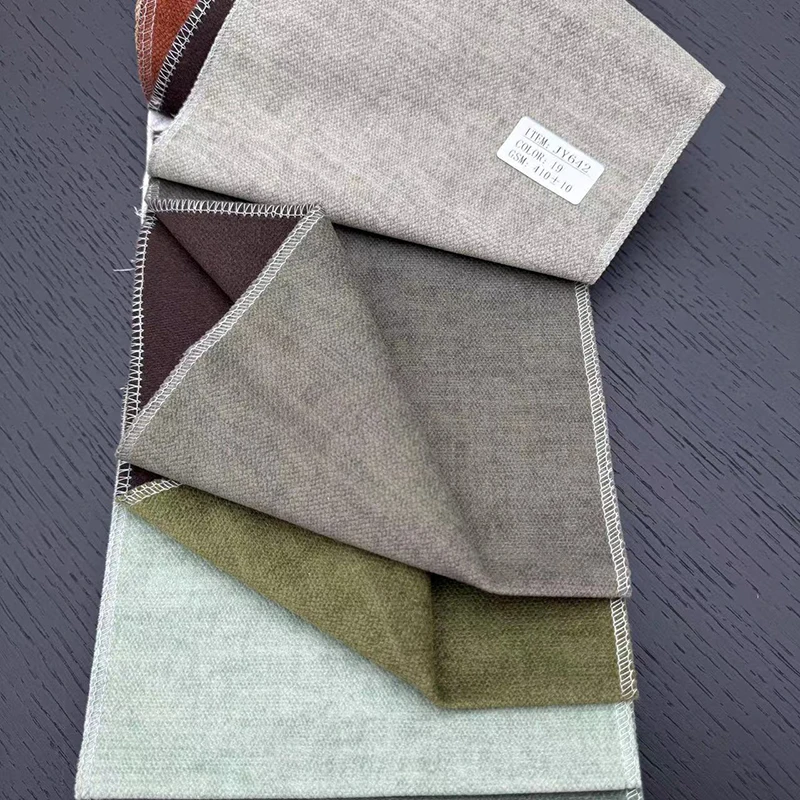 New Design Home Textile 100% Polyester Living Room Sofa Set Micro Velvet Sofa Fabric