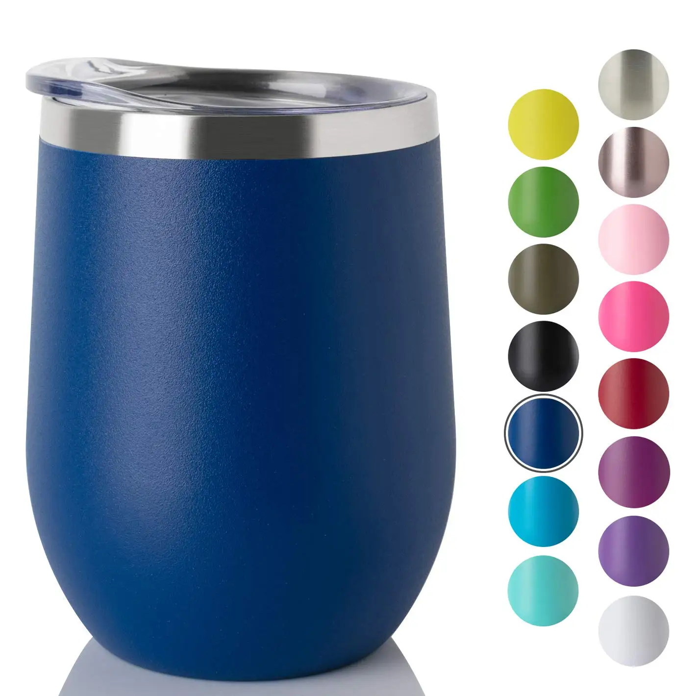 OKADI Wholesale 12 oz Custom Color Insulated Vacuum Double Wall Stainless Steel Wine Tumblers