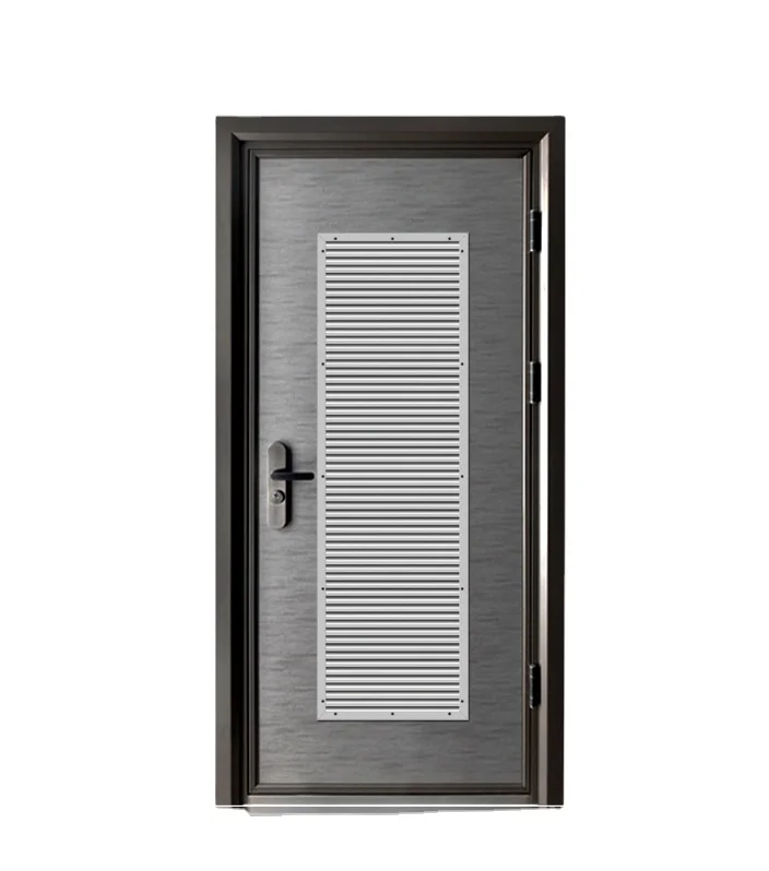 2024 Wholesale Best Quality Steel Louver Door Aluminium Louvered Doors in Stock