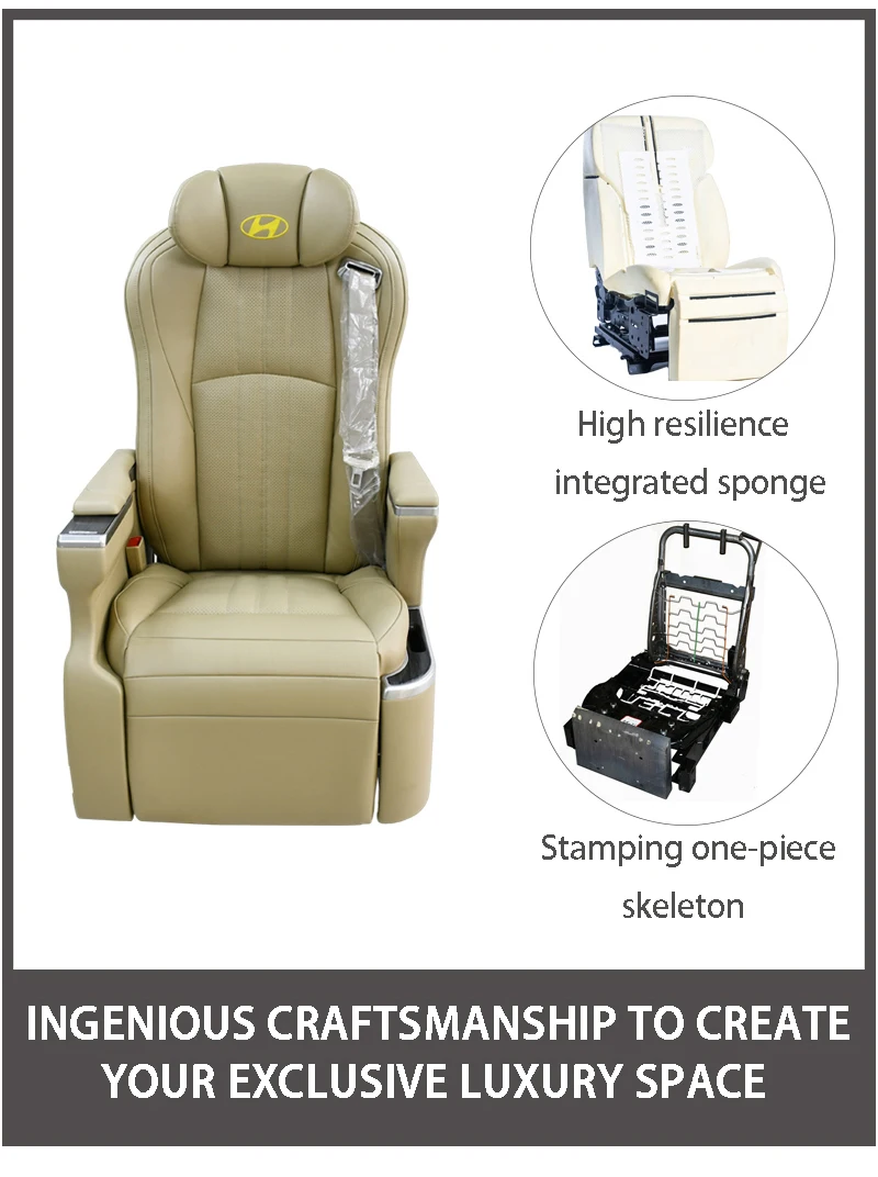 Adjustable electric leather VIP car luxury MPV bus car aircraft seat