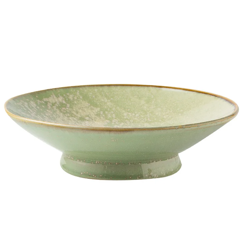 nordic vintage style ceram plate black china ceramic dinner plate for wedding decoration