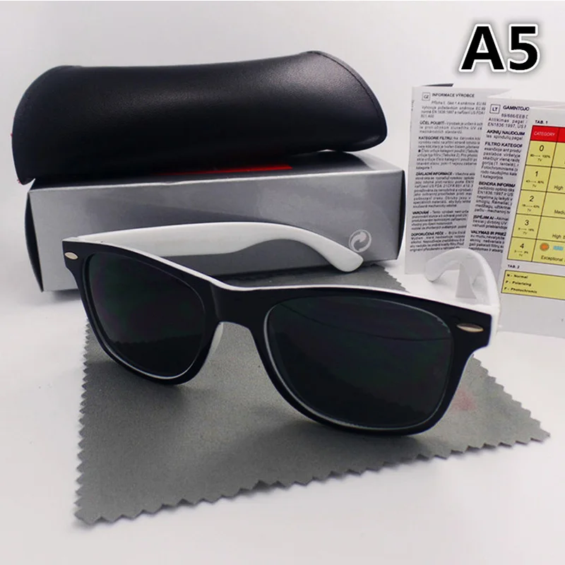 Sunglasses Brand designer Sunglasses Men Women  Ray Band Sun Glasses UV400 Fashion Cheap Sport Sunglasses with Box
