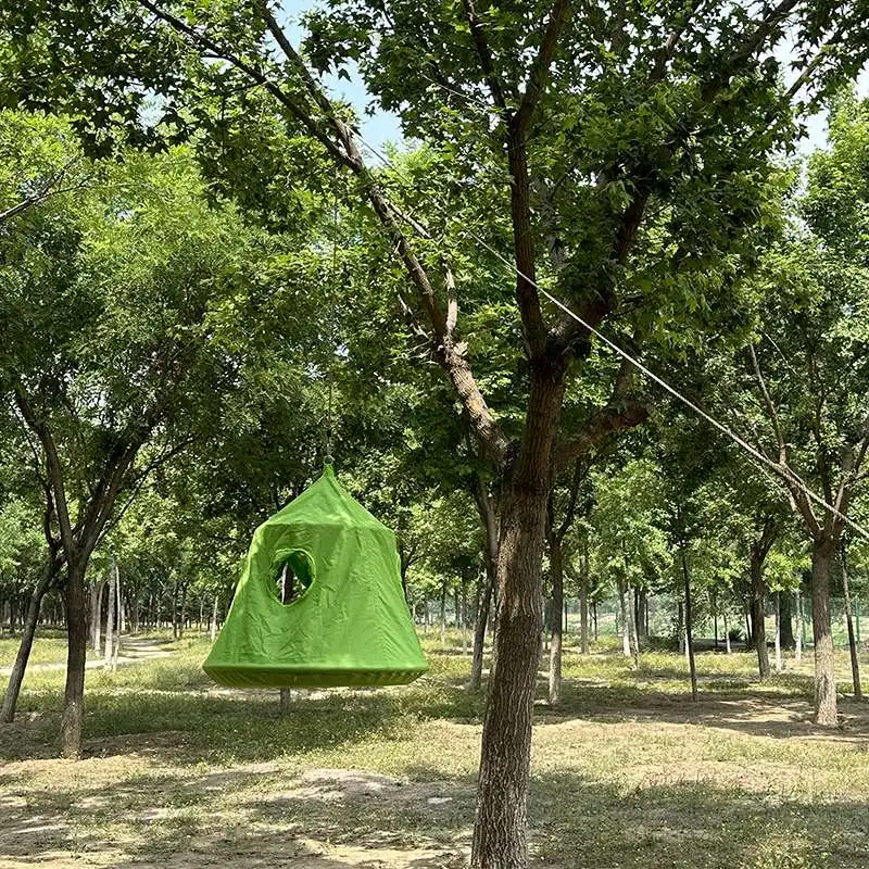 Fast Delivery Free Sample Suitable For Outdoor Park Garden Leisure Time Tree Pod Tent Swing Set