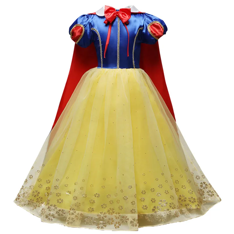 Girls Princess Costume For Kids Halloween Party Cosplay Dress Up Children Disguise Fille