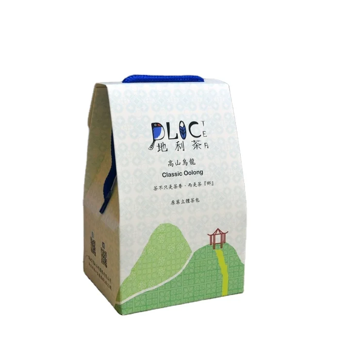 
Taiwan Gift Box High Mountain Premium Healthy Organic Oolong Tea Bags 