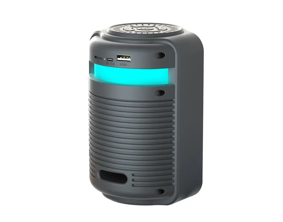 High quality KTS speaker portable outdoor speaker support reader Fm Aux in LED Bt speaker