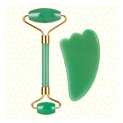 Factory Direct Sale box scrubber set natural face OEM/ODM jade roller with great price