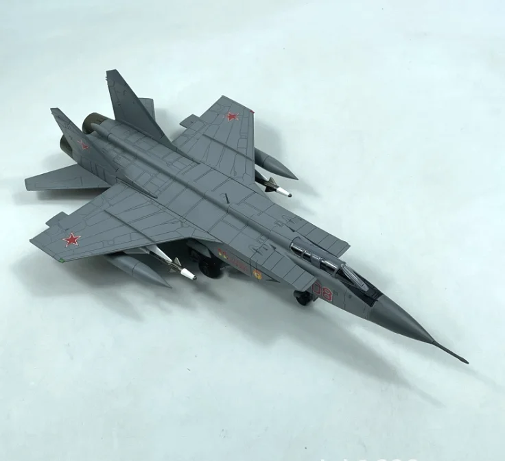 ZFmodel 1:72 Soviet supersonic MIG-31 simulation alloy interceptor model finished product diecast toy vehicles