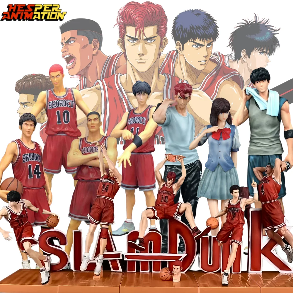 New Arrival Popular Slam dunk Anime PVC OEM Customization Figure Model Toy Hanamichi Sakuragi Slam Dunk Action Anime Figure