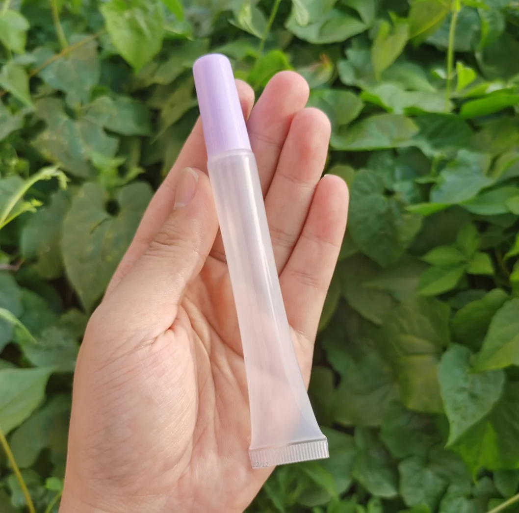 Пластиковые тубы для блеска для губ с логотипом на заказ, 5 мл, 8 мл, 15 мл, 20 мл