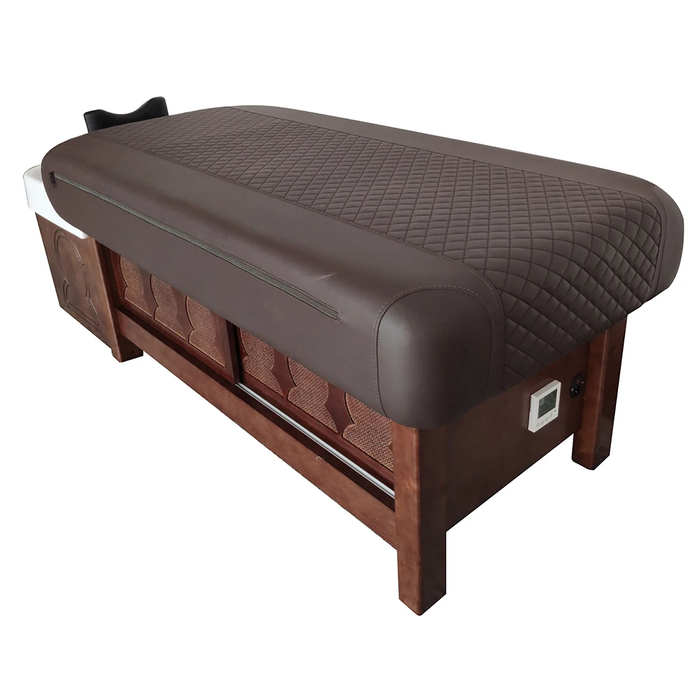 
DTY luxury hair salon backwash furniture modern barber wash unit head bed massage used cheap shampoo bowl and chair 