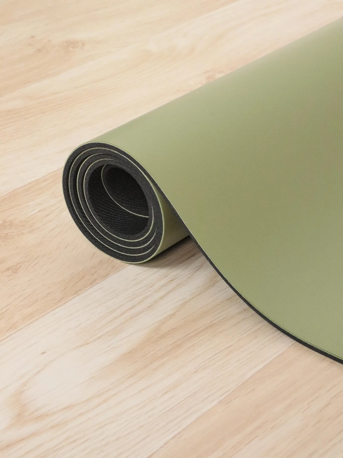 Custom Logo PU Oval Mat Thick Eco friendly Natural Rubber Oval Curve pu yoga mat