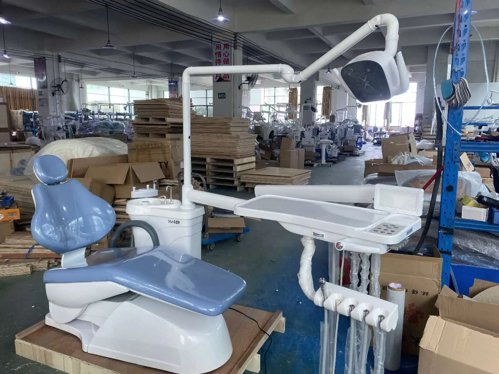 High Quality Full Set Unit dental chair Air Compressor Luxury Electric Dentist Chair