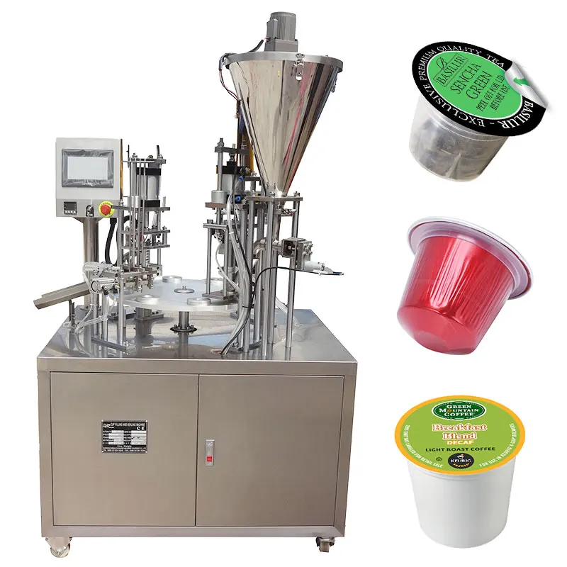 High Performance Rotary K Cup Coffee Powder Filling Sealing Machine