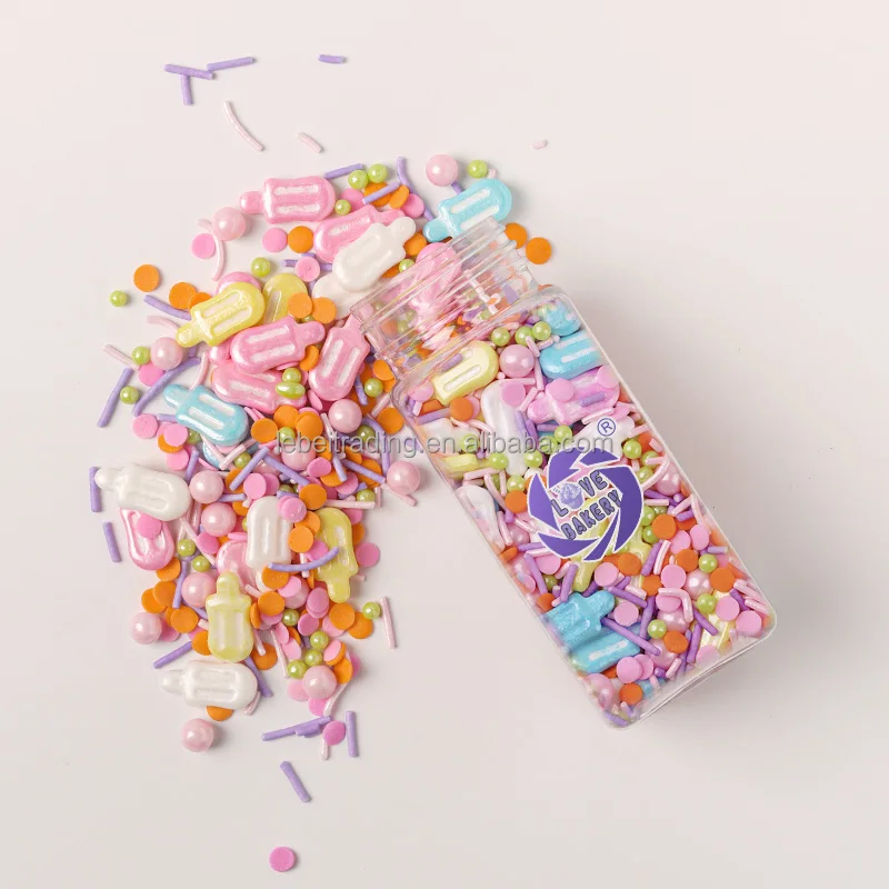 Kosher Cake Sprinkles Cake Decorations Wholesale Rainbow Sprinkles Edible Decorations for Cake Cookies Chocolates Donut Sprinkle