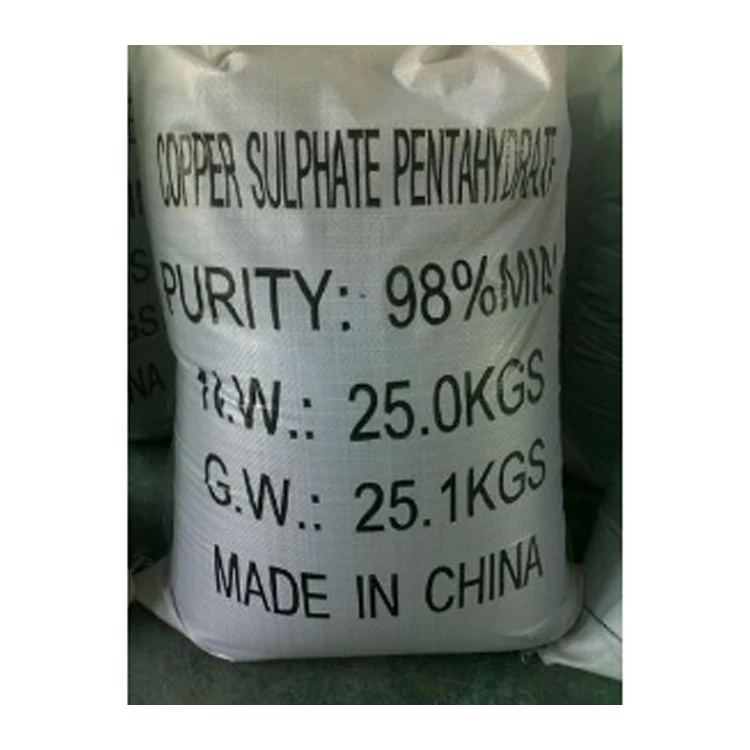 CAS 7758-99-8 China Top Quality High Purity Fertilizer Grade Blue Vitriol Copper Sulphate Pentahydrate with Good Price