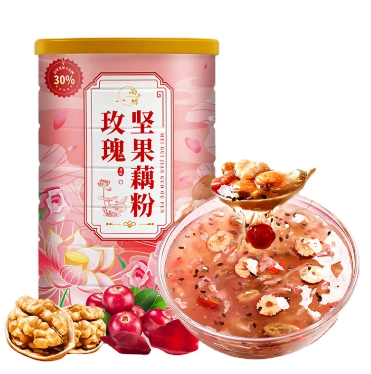 Yu zi fang rose nut 500gram meal replacement instant powder lotus root soup oufen lotus root powder