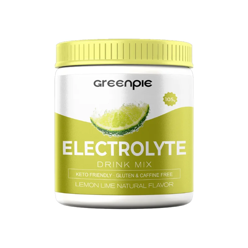 Greenpie No Sugar LEMONemon Lime Natural  Flavor Post Workout Supplement Mix Recovery Electrolyte Powder