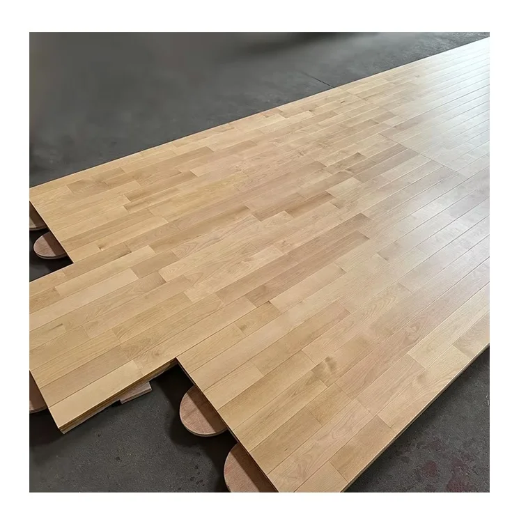 Easy To Install Portable System Basketball Court Maple Sports Flooring