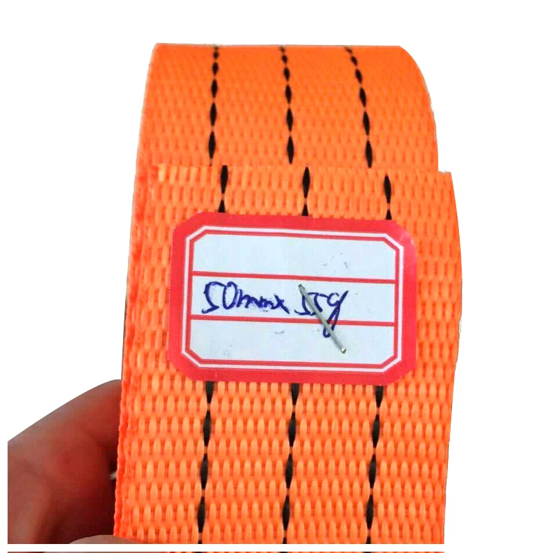 
Custom-designed polyester webbing for lashing cargo belts 