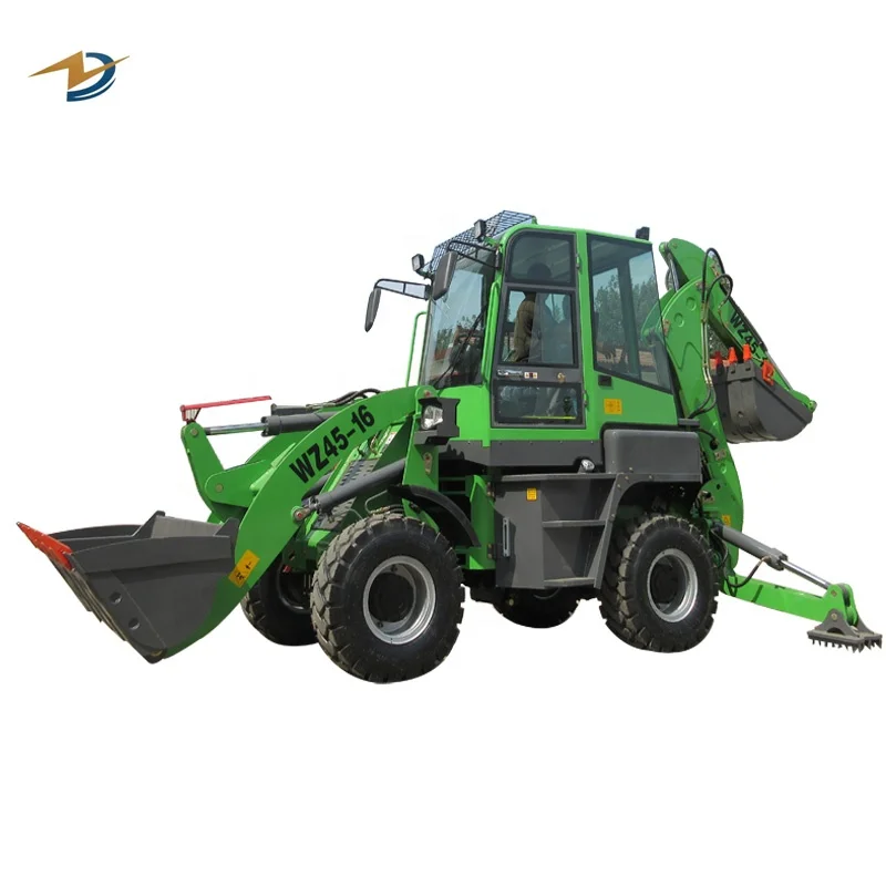 
Wz45-16 Construction Works Mini Cheap Tractor Loader Backhoe 